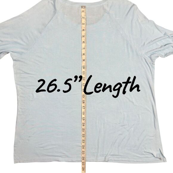 Honeydew Intimates Sky Blue Tunic Top Sz XL - Picture 7 of 10